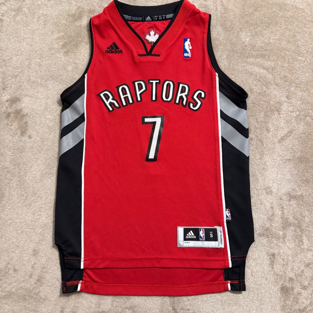 Adidas NBA Toronto Raptors Andrea Bargnani 7 Jersey Red Youth Small S 8